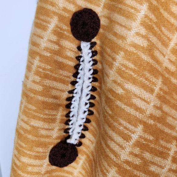 70s funky wool poncho - Picture 9 of 11